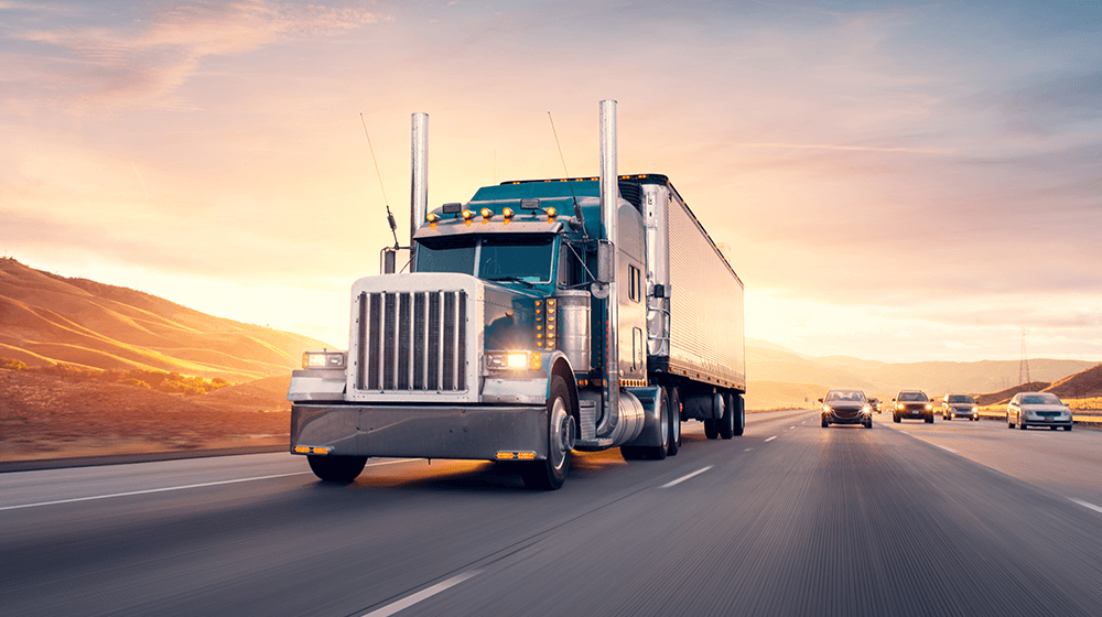 JDK Futures Group truck on the road